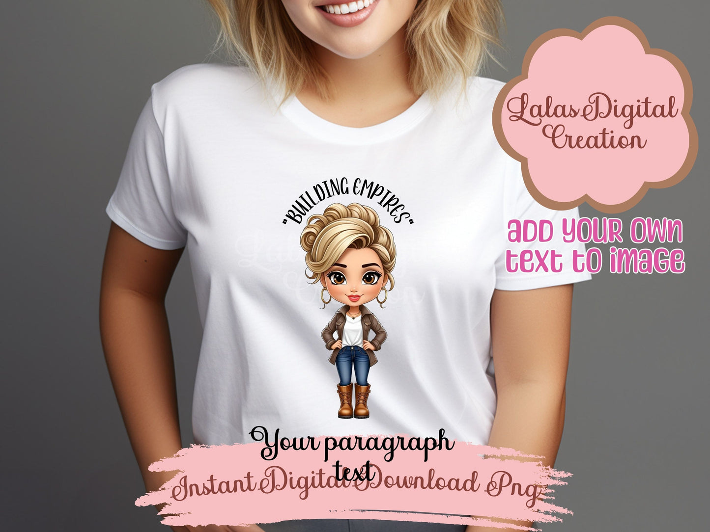 Girl Mom Clipart Bundle Instant Digital PNG Download