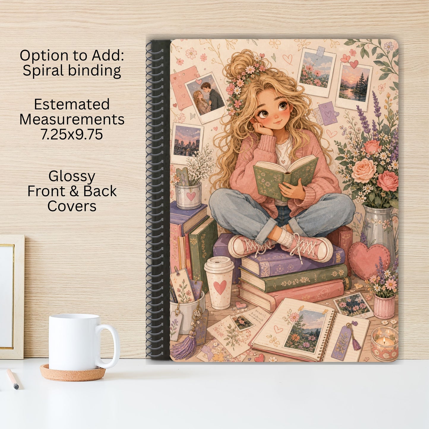 Altered Composition Notebook-Add Spiral Binding
