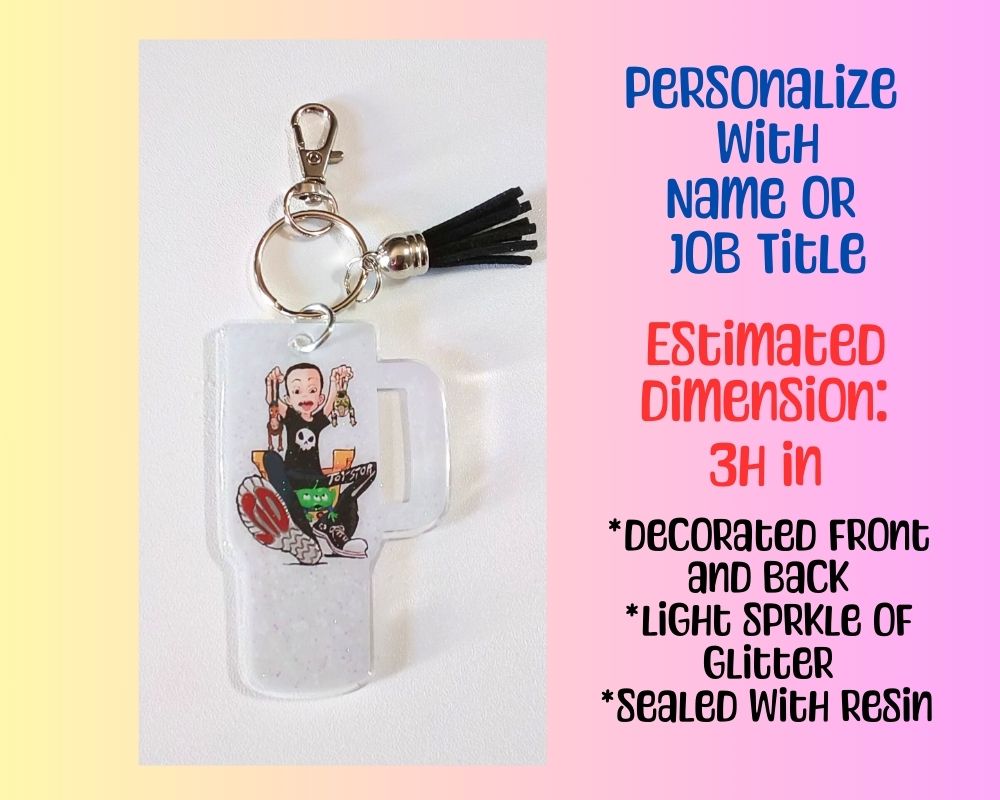 Sid Toy Villain Character Acrylic Resin Keychain
