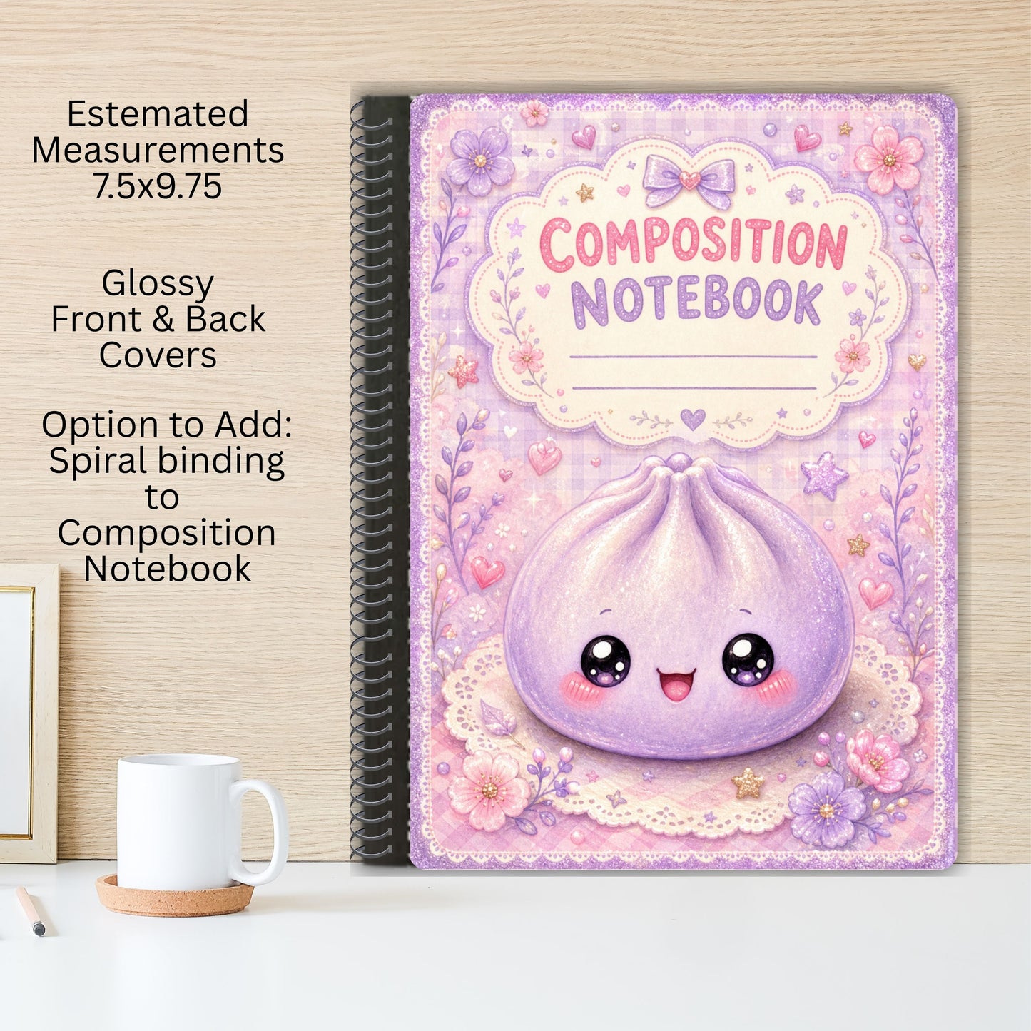 Dumpling Altered Composition Notebook-Add Spiral Binding 2