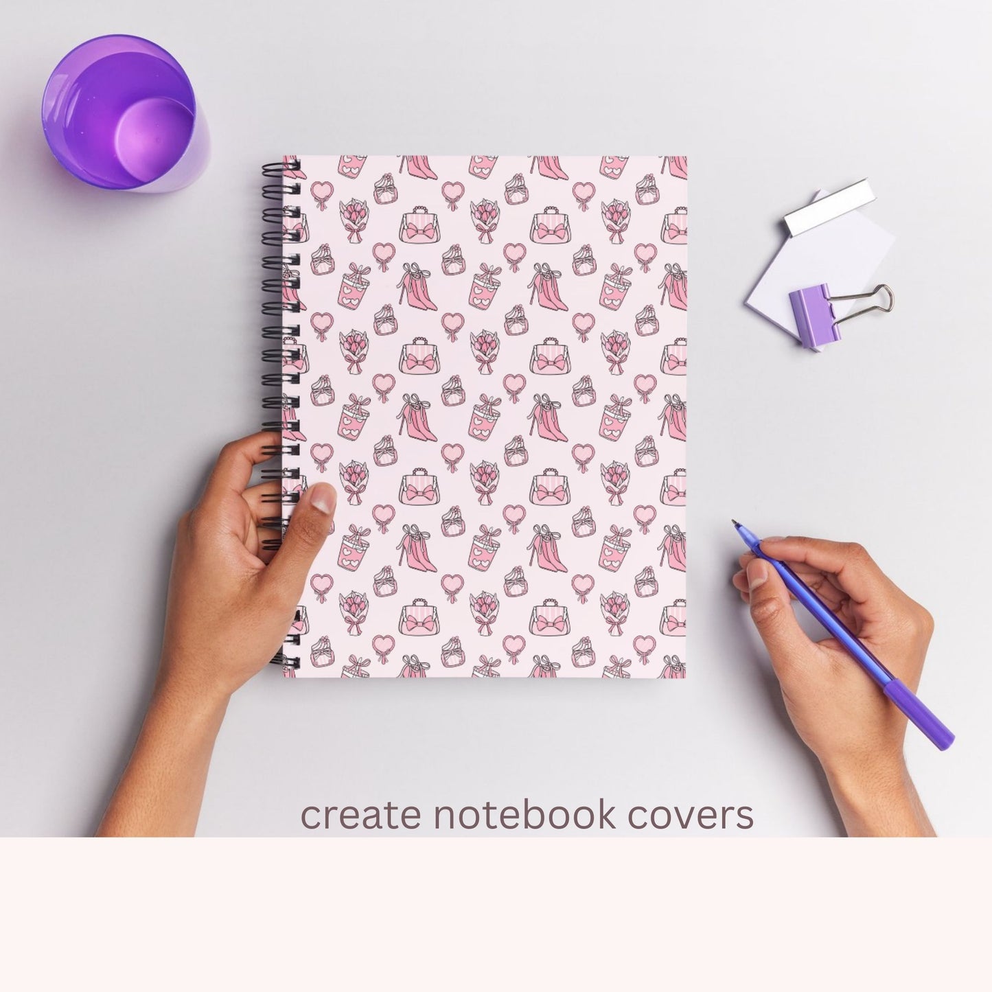 Preppy Coquette Girly Seamless Repeating Pattern Paper Bundle Set