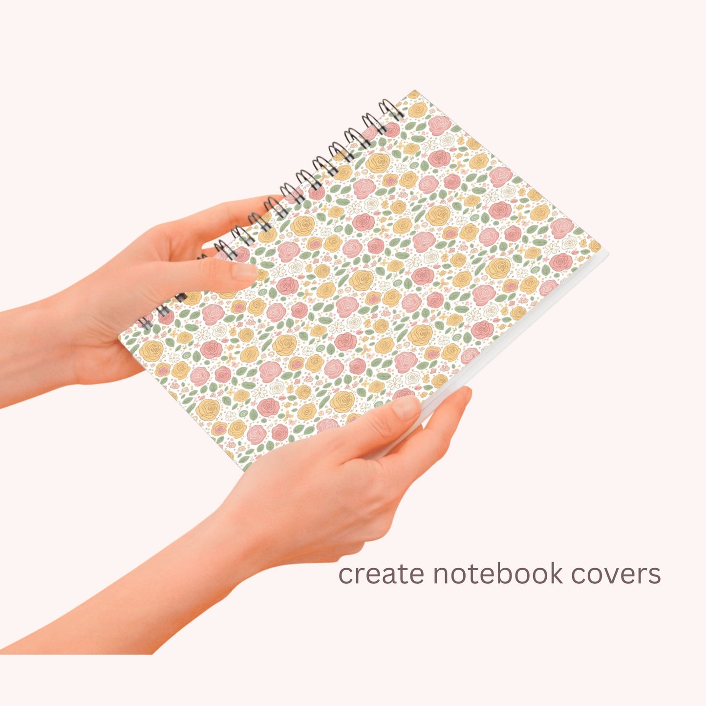 Doodle Floral Seamless Repeating Pattern Paper Bundle