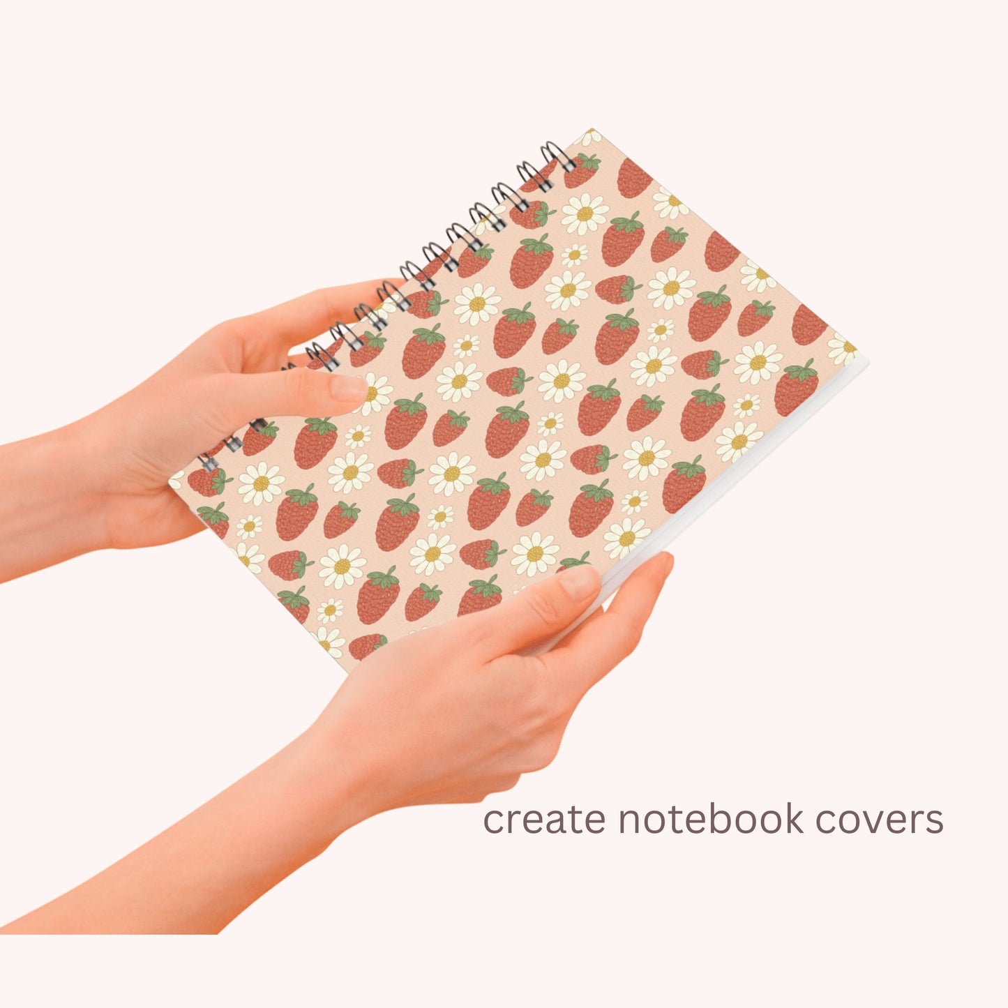 Faux Crochet Strawberry 2 Seamless Repeating Pattern Paper Bundle