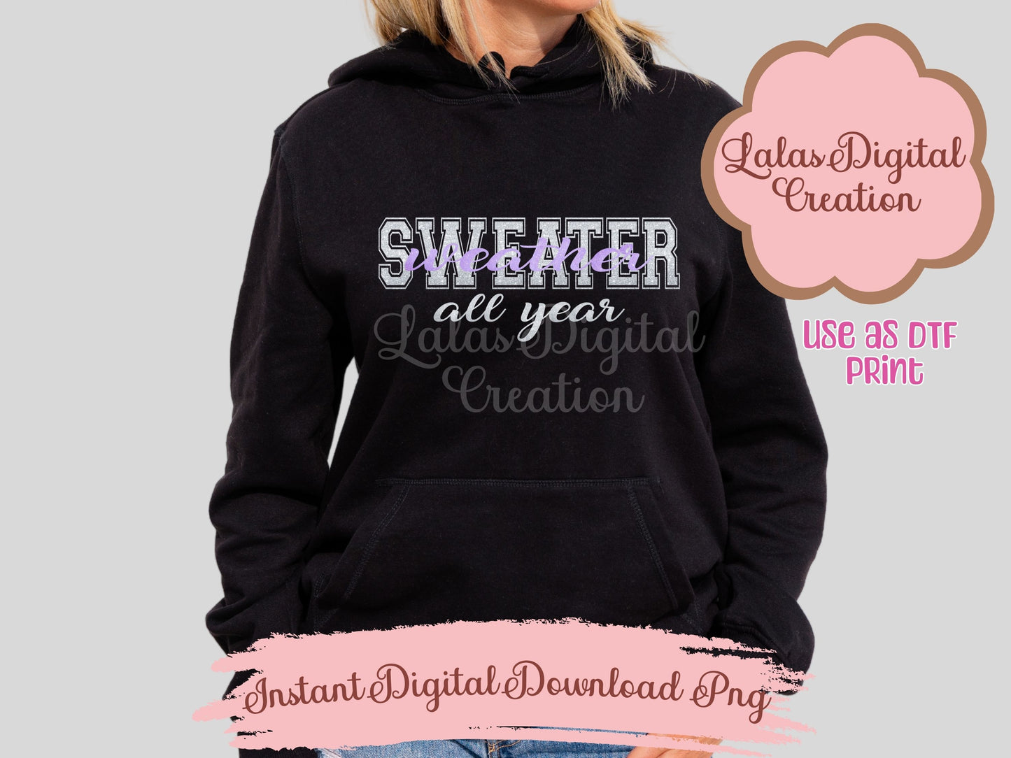Sweater Weather S Clipart PNG Instant Digital Download