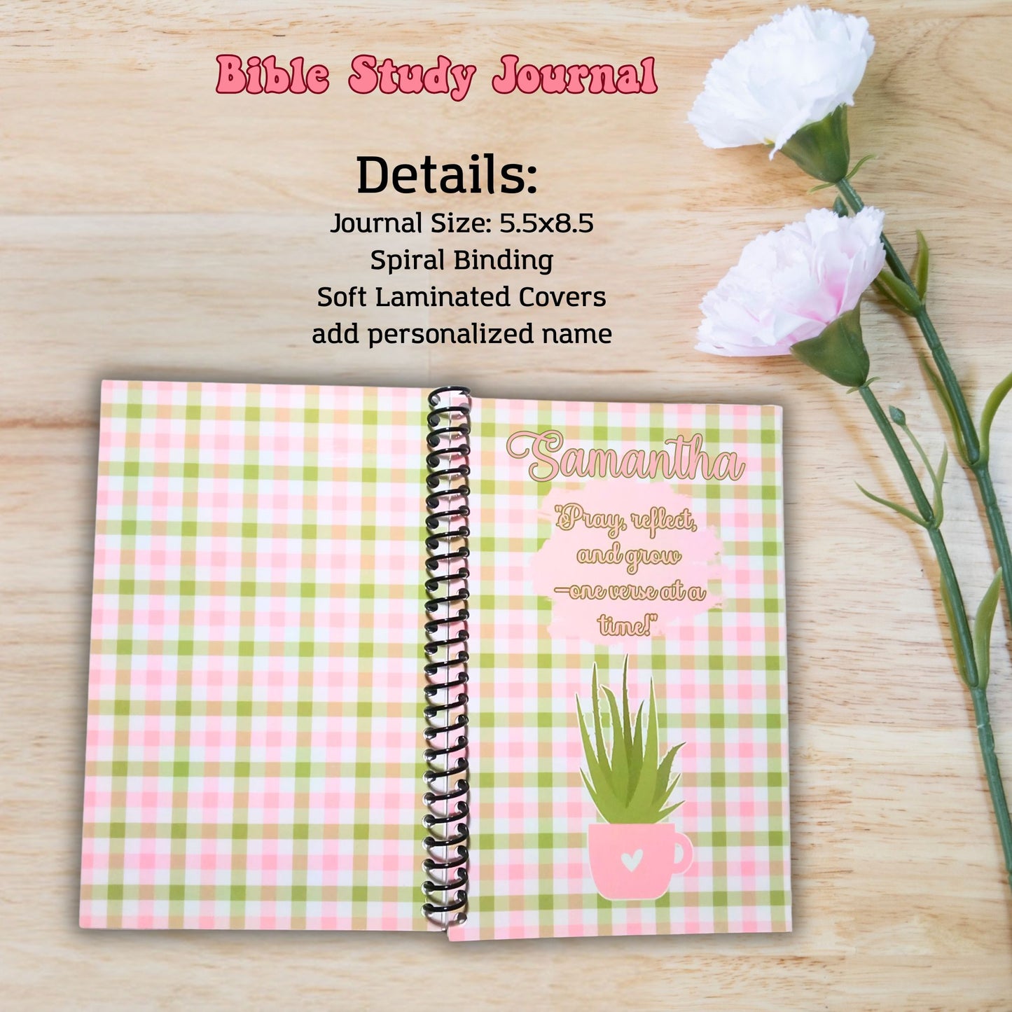 S.O.A.P Bible Study Method Journal Notebook