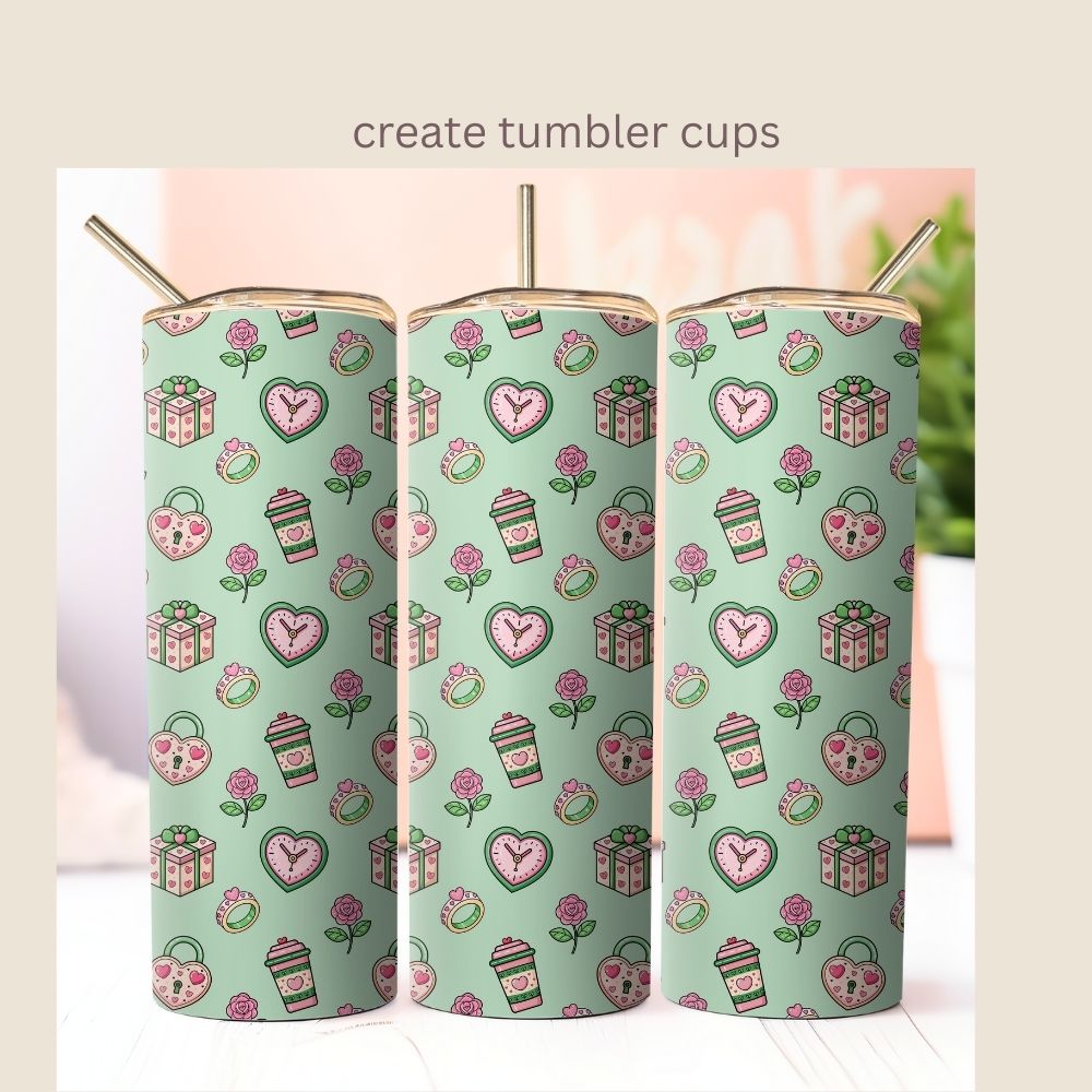 Kawaii Sweet Treat Seamless Repeating Pattern Paper Bundle Set