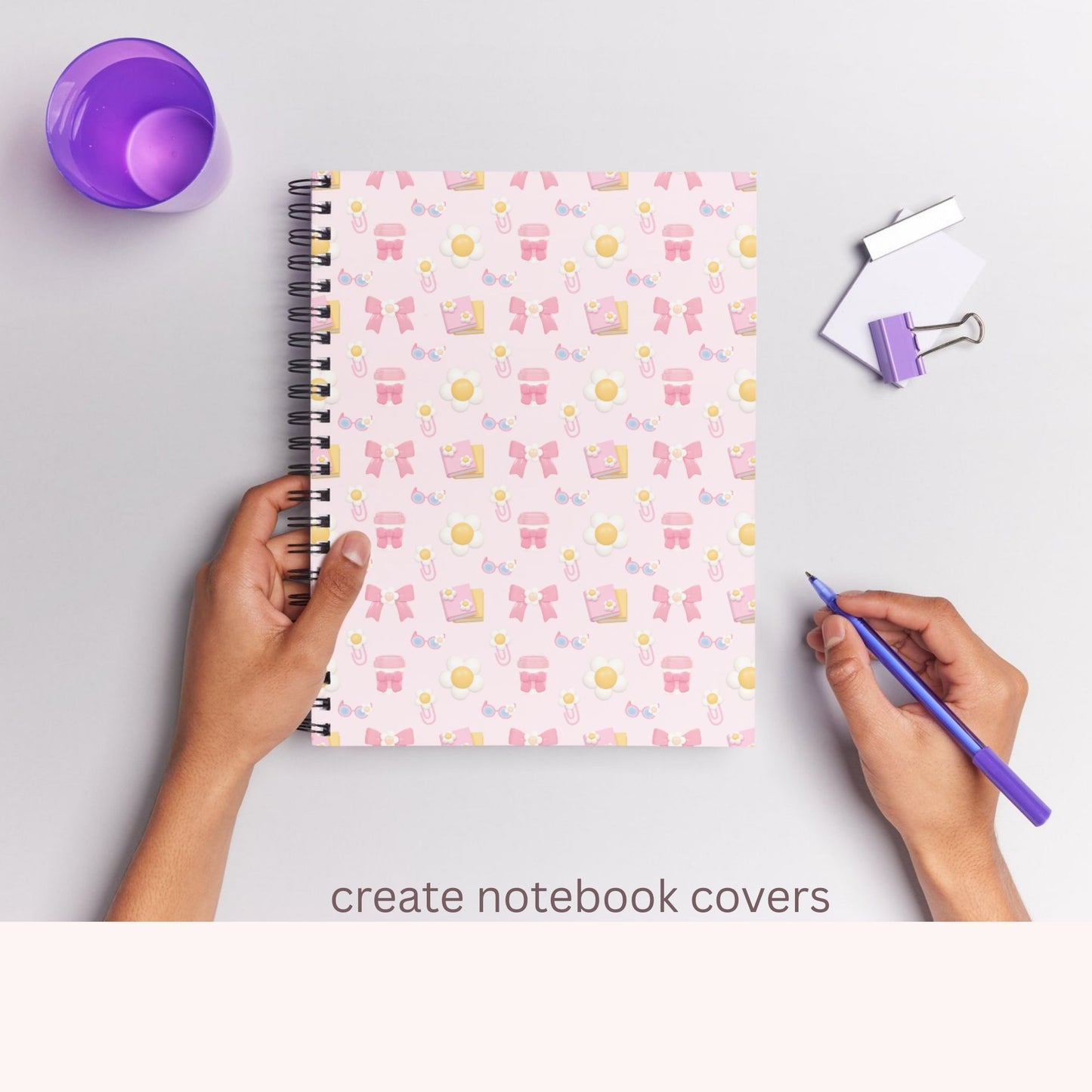 Preppy Back to School Seamless Repeating Pattern Paper Bundle Set