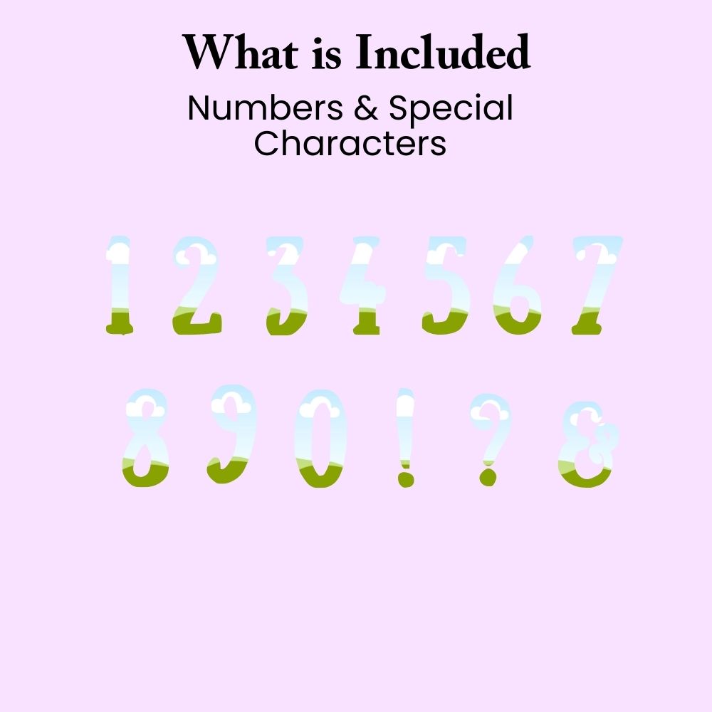 Editable Alphabet Canva Frame Template 5