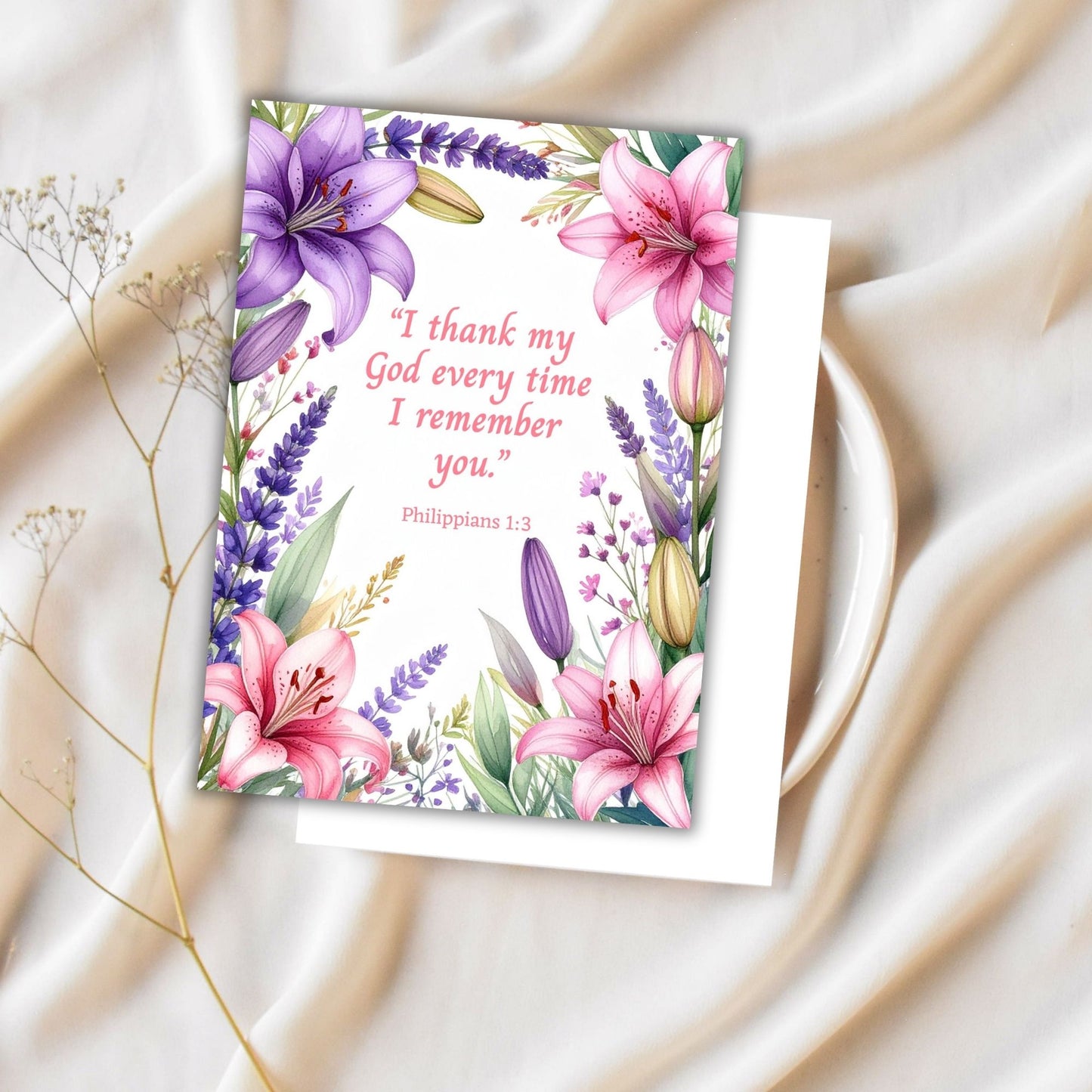 Faith Christian Printable Digital Greeting Cards Bundle Set