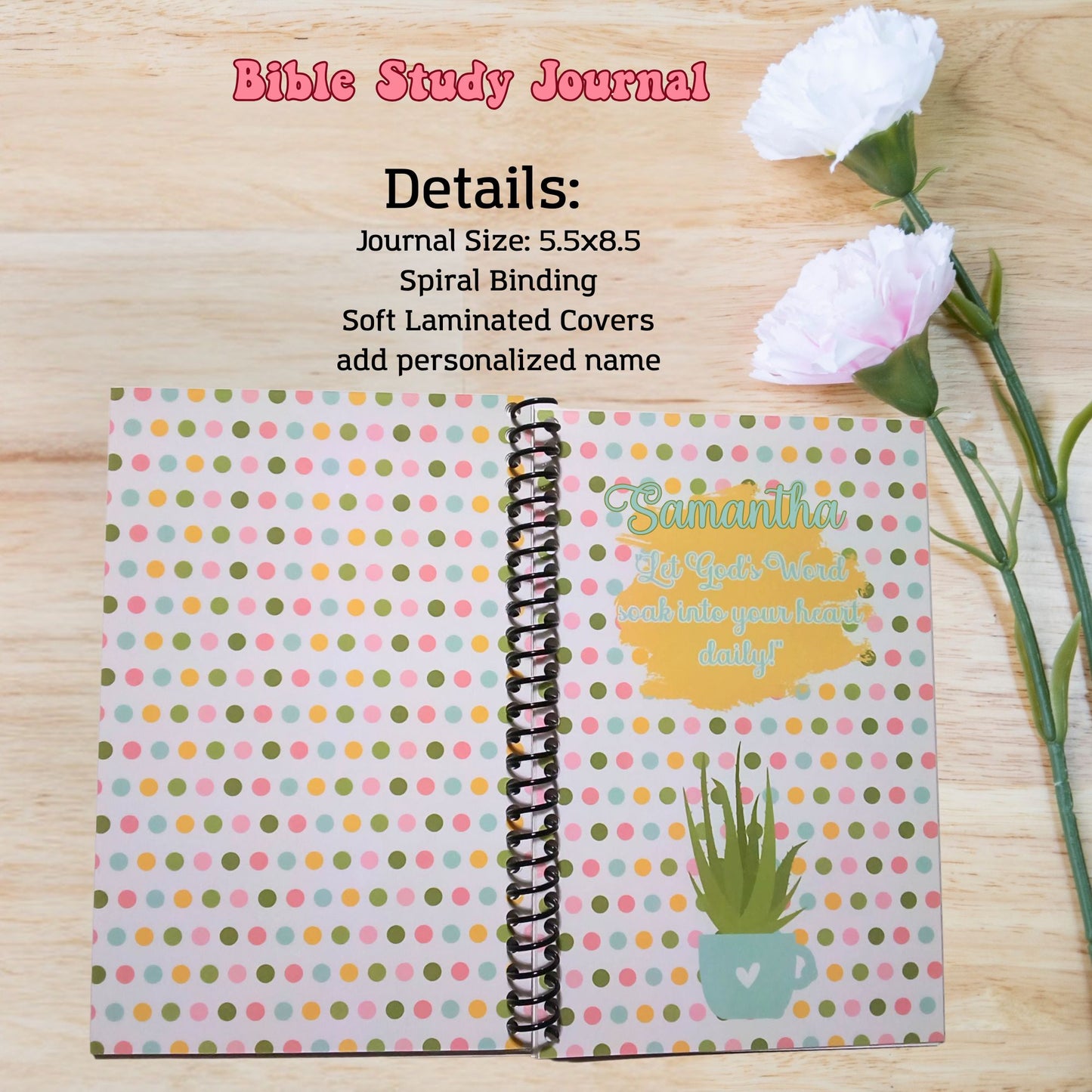 S.O.A.P Bible Study Method Journal Notebook