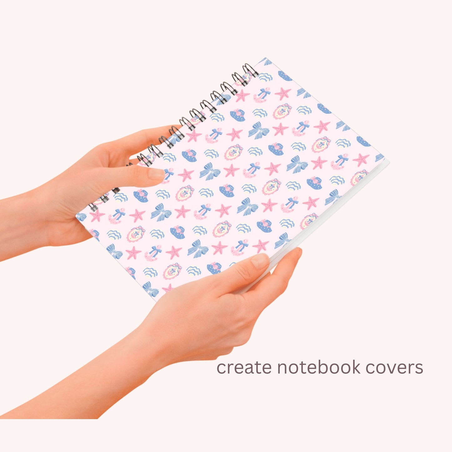 Spring Beach & Garden Seamless Repeating Pattern Paper Bundle Set