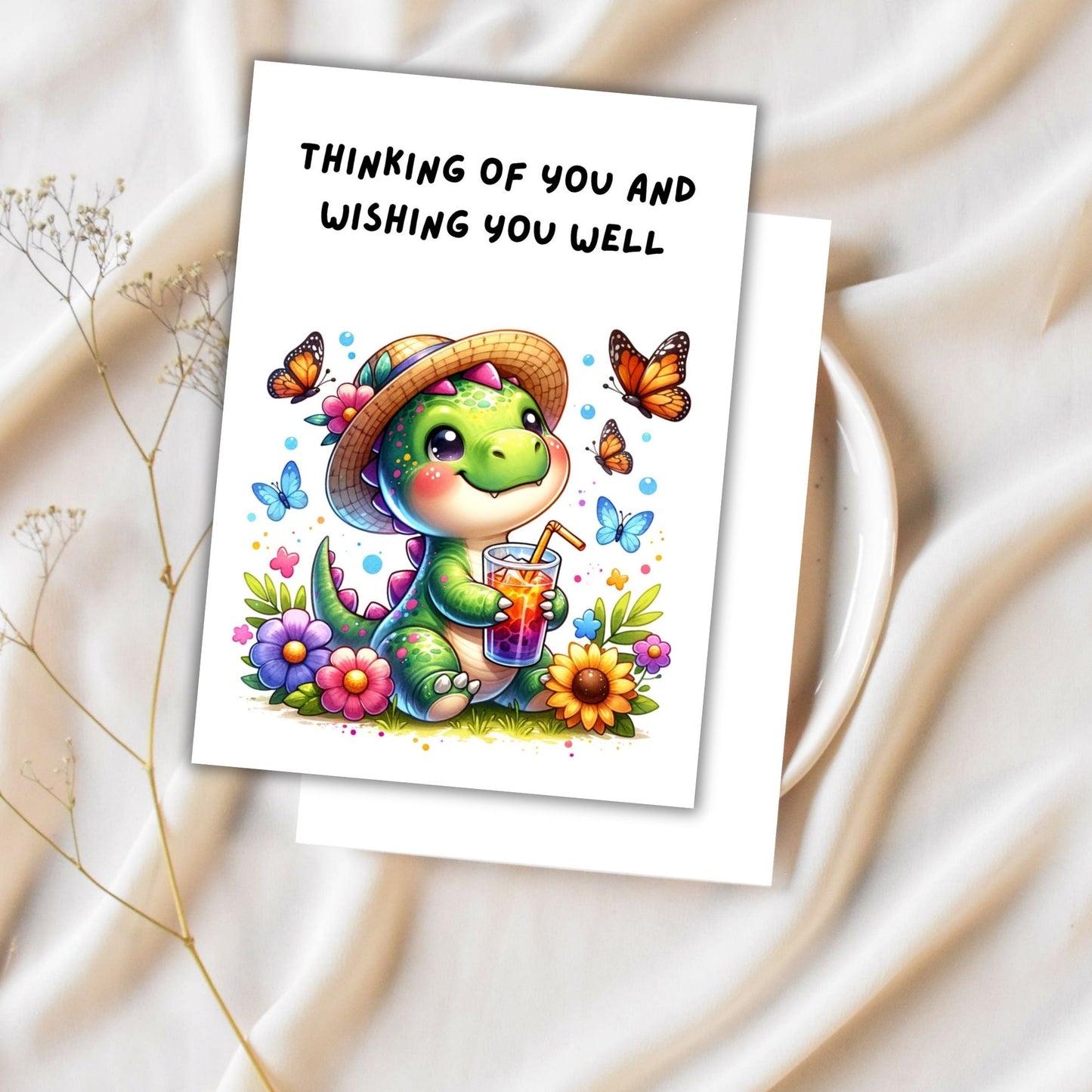 Animal Friends Printable Digital Greeting Cards Bundle Set