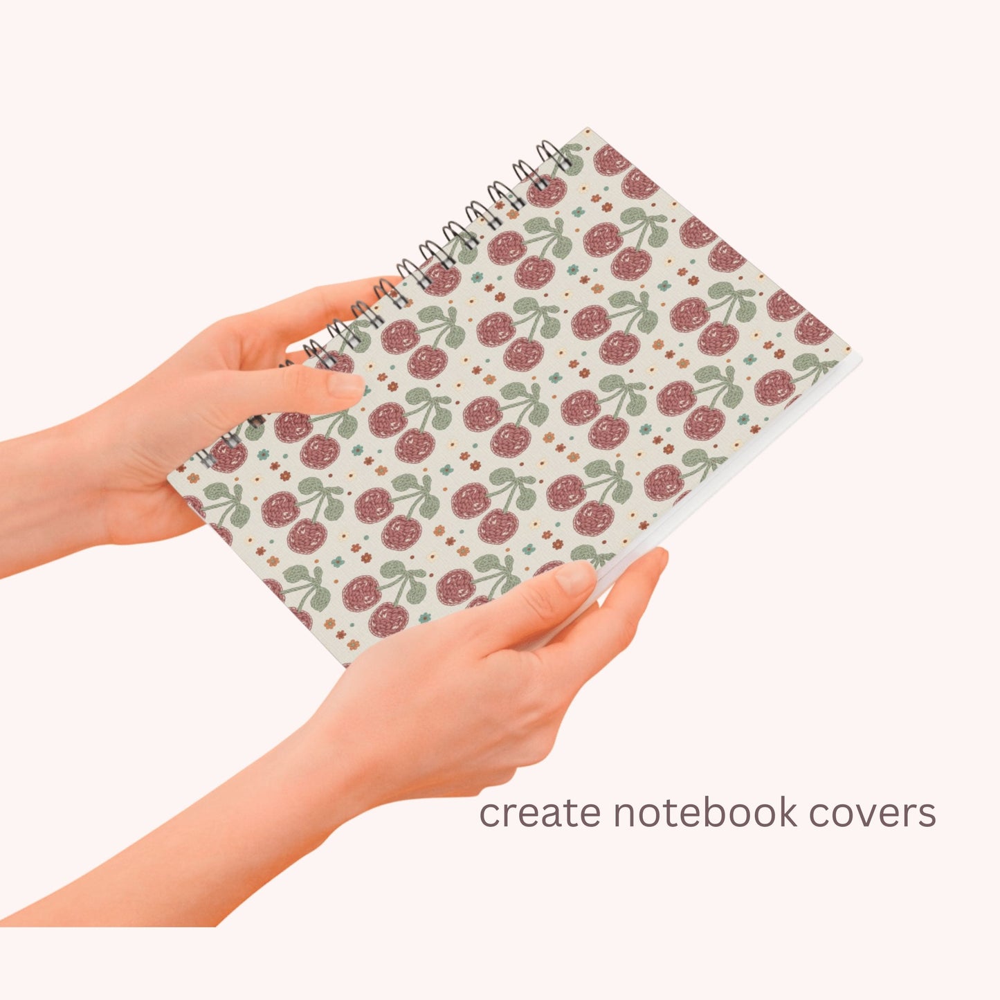 Faux Crochet Cherry 3 Seamless Repeating Pattern Paper Bundle Regular price$6.00 USD