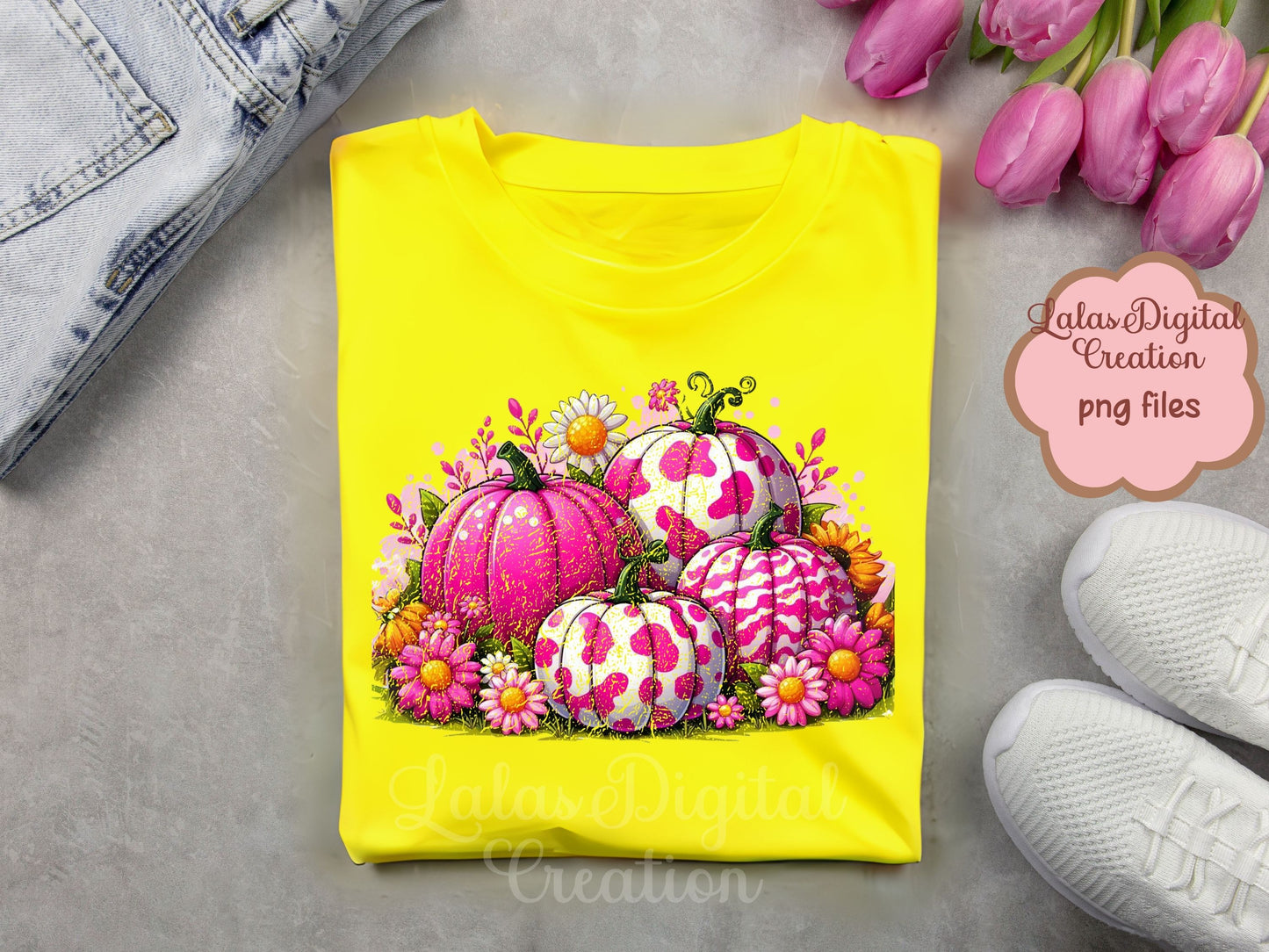 Pink Pumpkin Clipart Instant Digital PNG Download