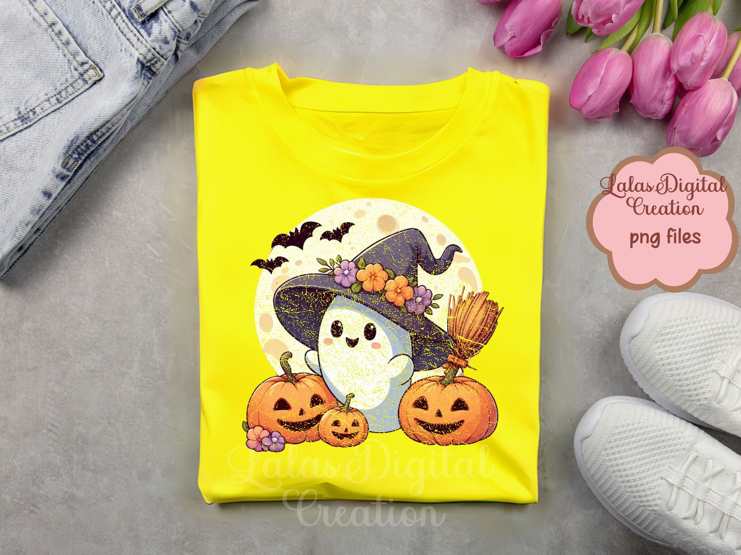 Halloween Ghost Clipart Instant Digital PNG Download