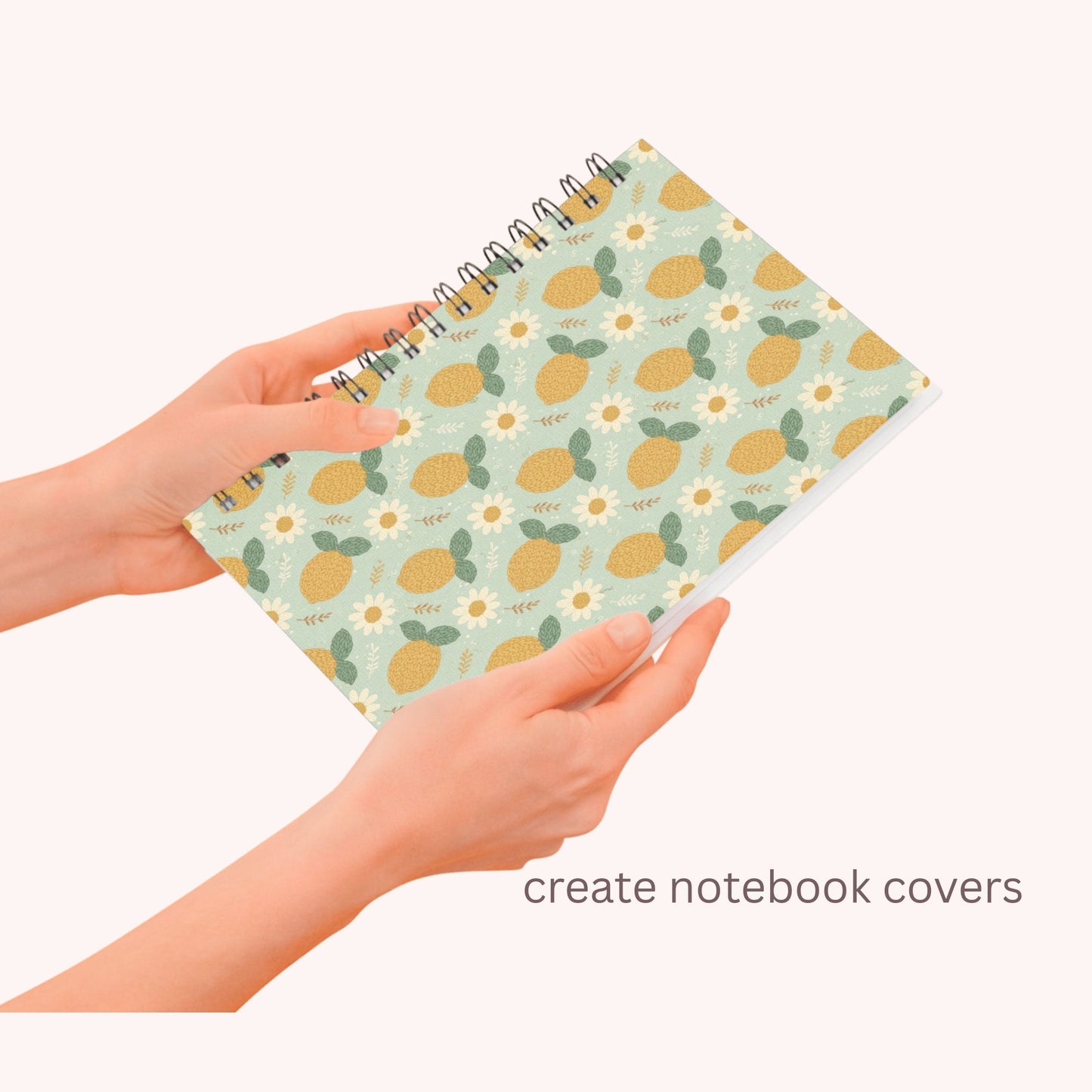 Faux Lemon Crochet Seamless Repeating Pattern Paper Bundle