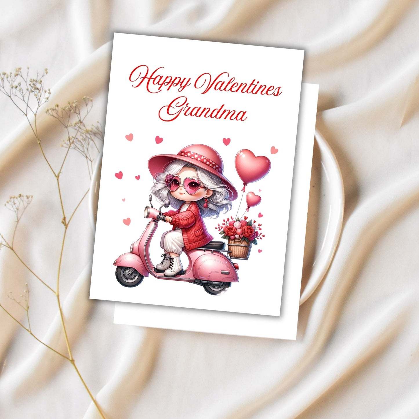 Grandma Granny Printable Digital Greeting Cards Bundle Set