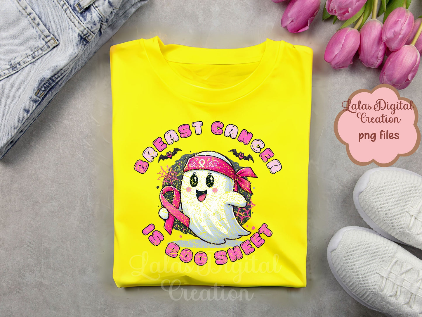 Pink Ghost Clipart Instant Digital PNG Download
