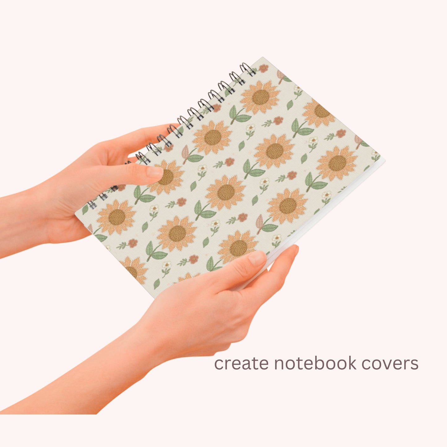 Faux Crochet Floral Seamless Repeating Pattern Paper Bundle