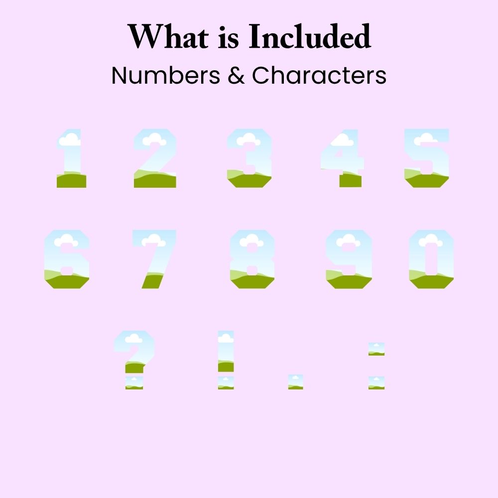 Editable Alphabet Canva Frame Template 4