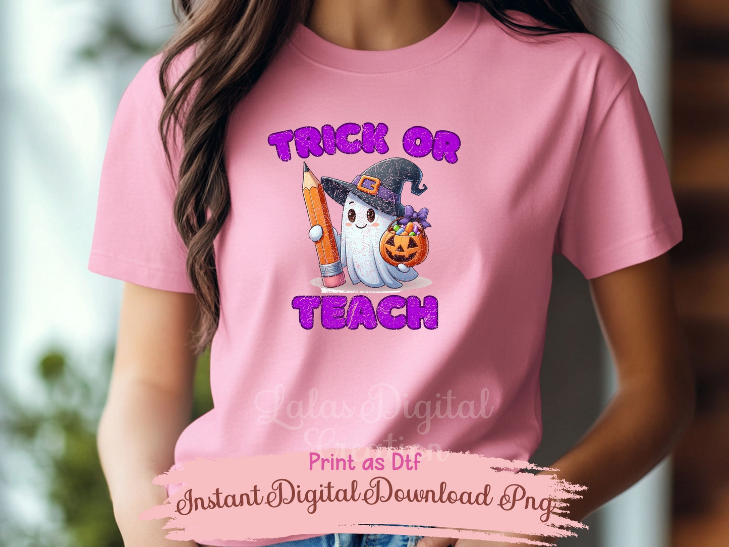 Trick or Teach Clipart Instant Digital PNG Download