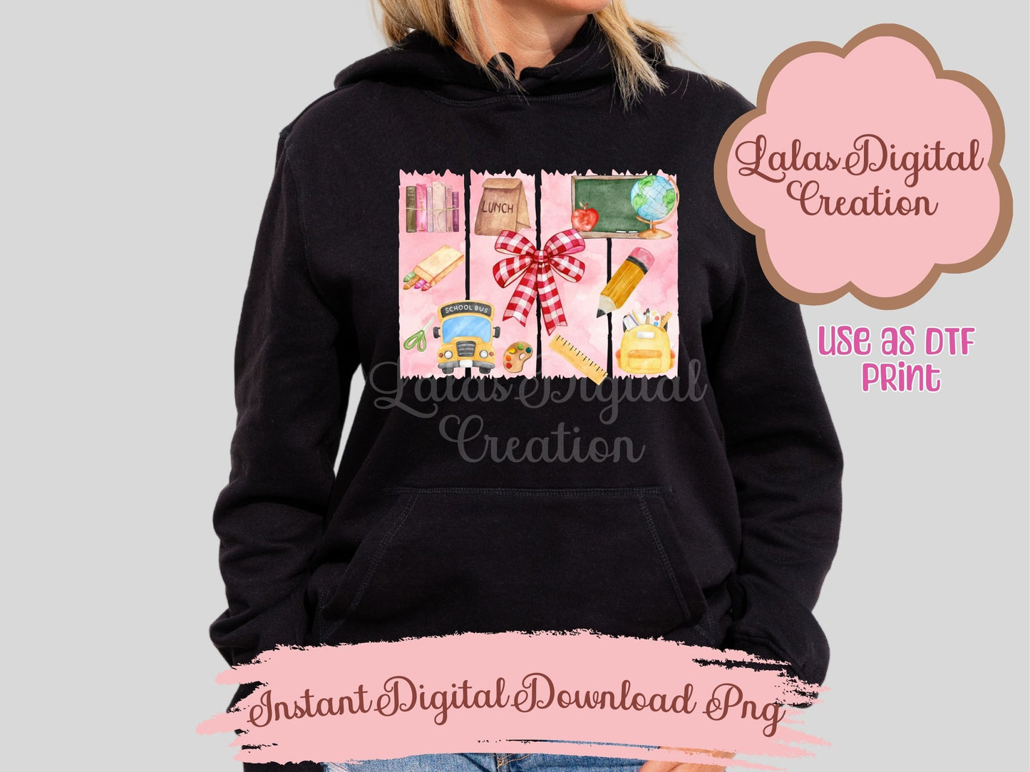 Teacher Brushstroke Clipart PNG Instant Digital Download