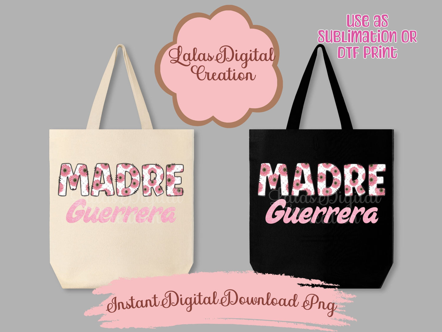 Madre Guerrera Clipart Digital PNG Instant Download