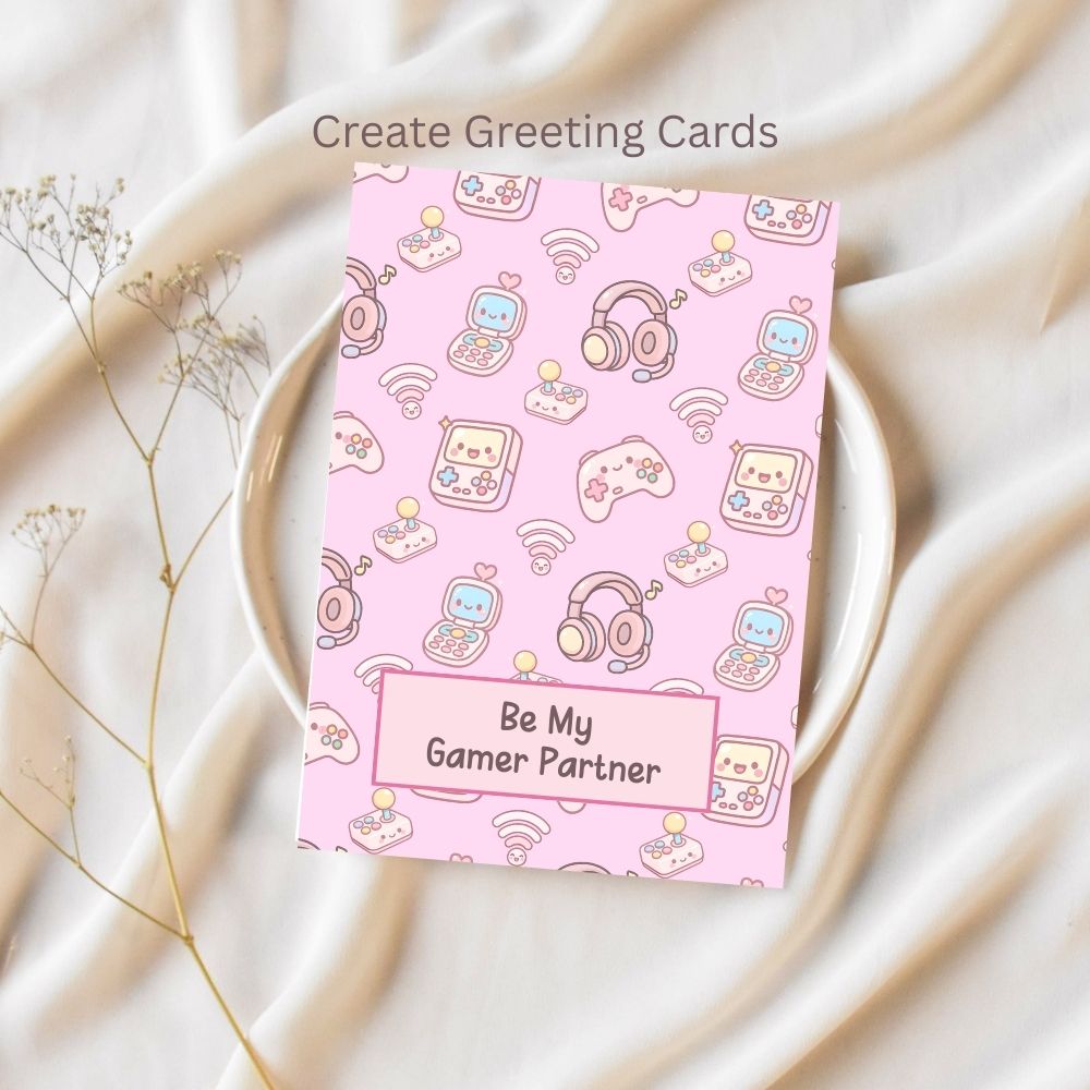 Kawaii Retro Electronics Seamless Repeating Pattern Paper Bundle Set