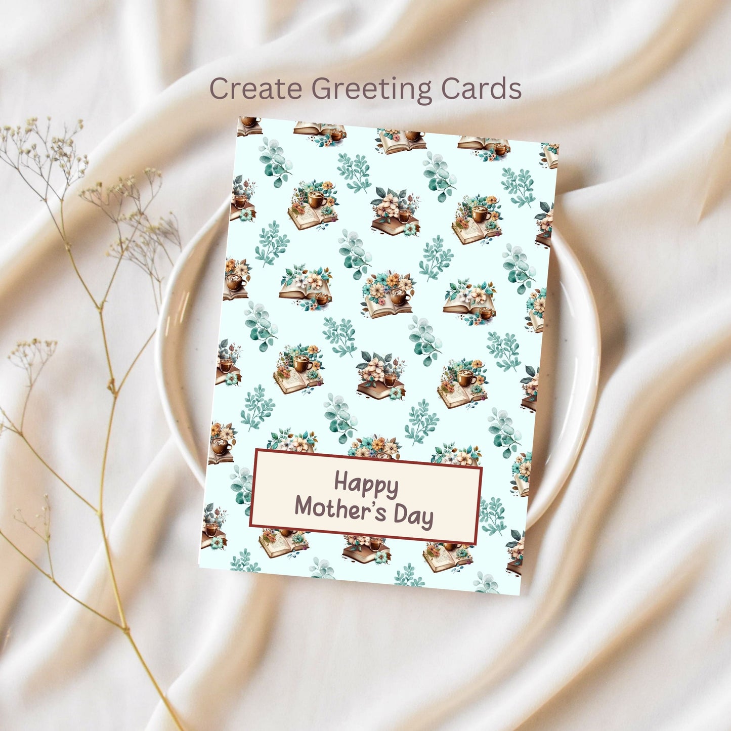 Bookish Book Lover Seamless Repeating Pattern Paper Bundle
