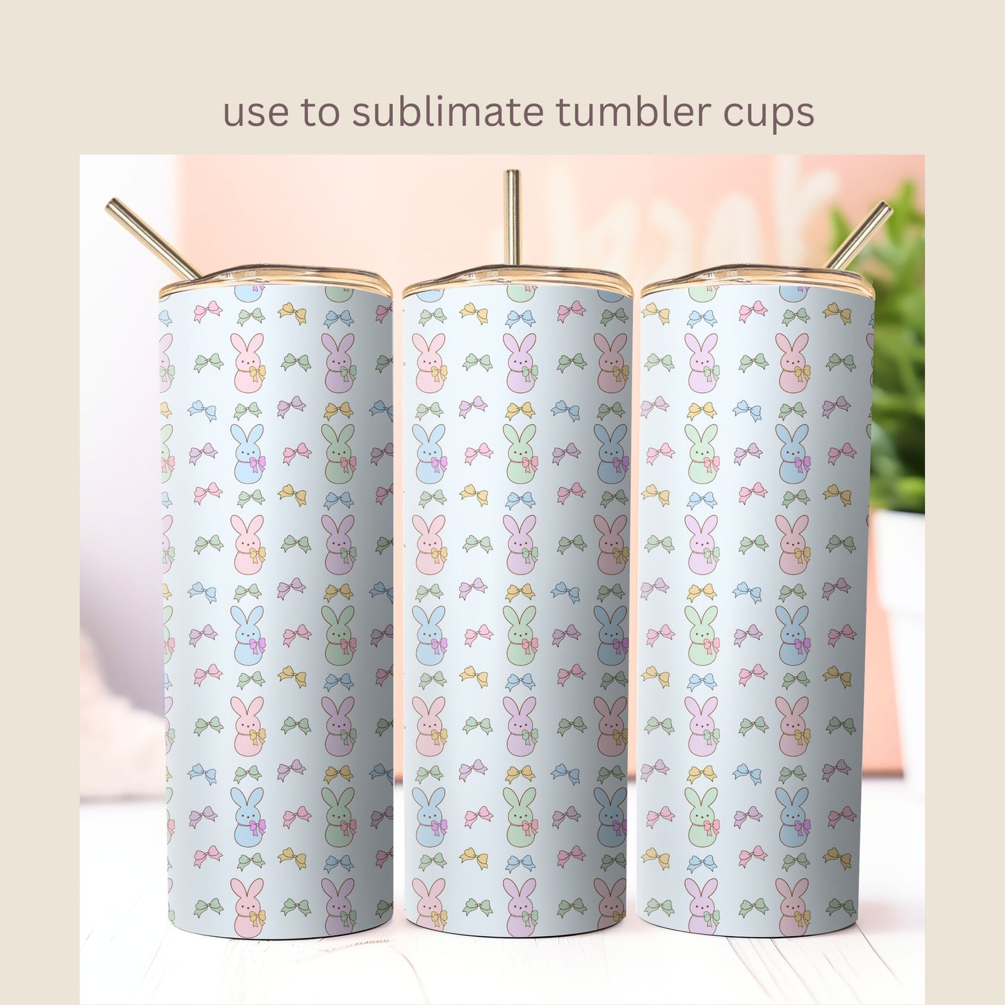 Easter Bunny Seamless Repeating Pattern Paper Bundle Set