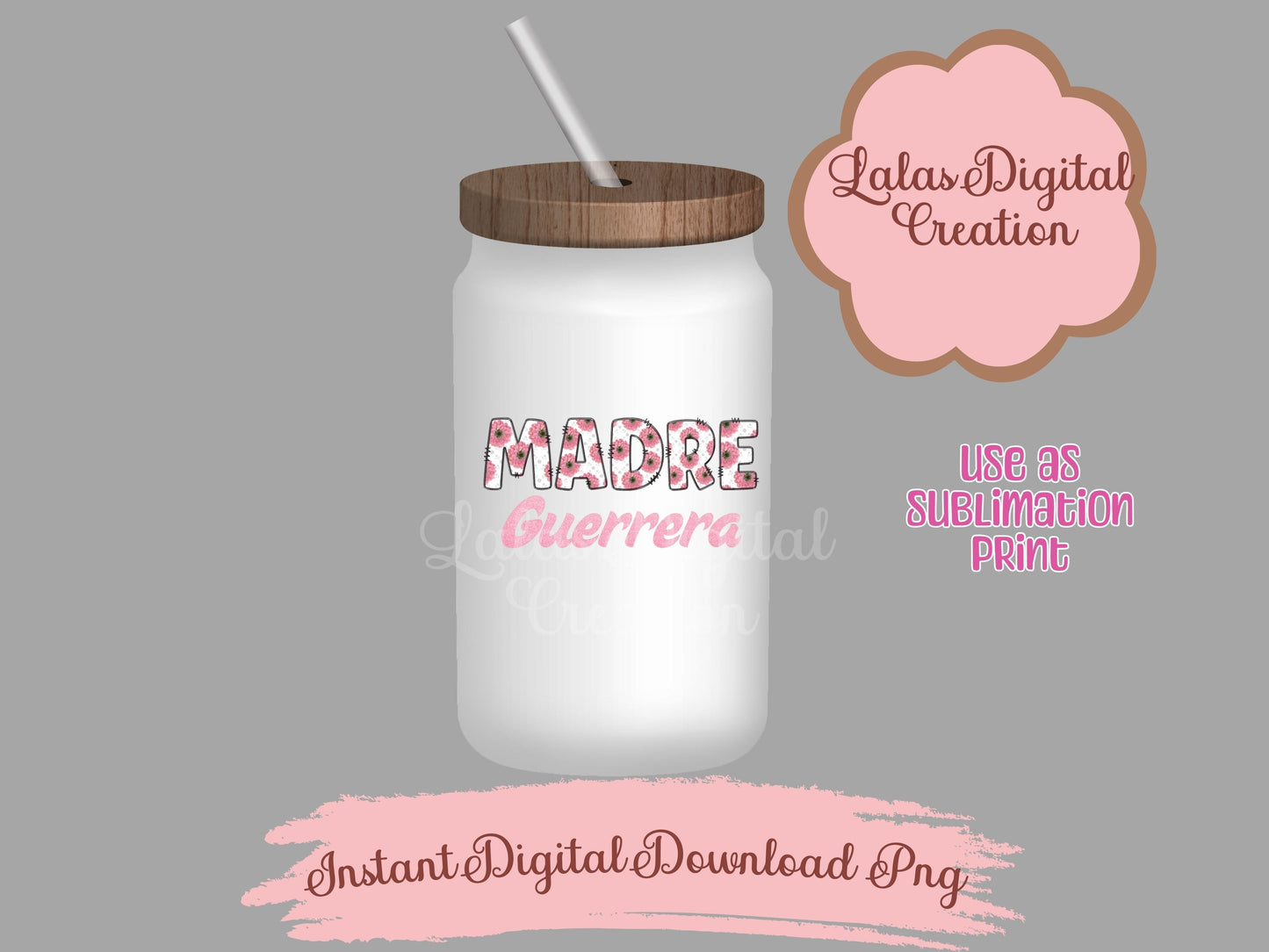 Madre Guerrera Clipart Digital PNG Instant Download