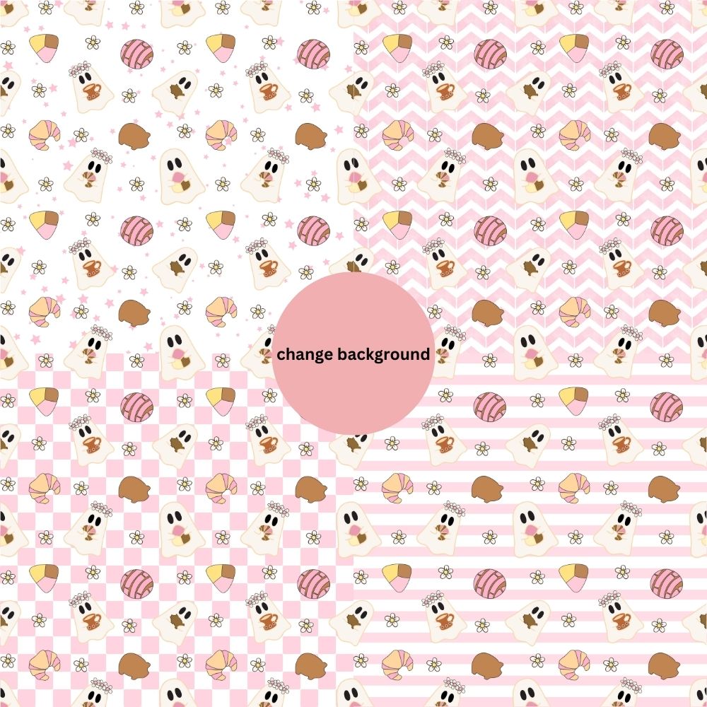 Sweet Mexican Bread Seamless Digital Pattern Paper Set