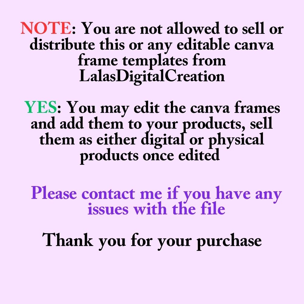 Editable Alphabet Canva Frame Template 5