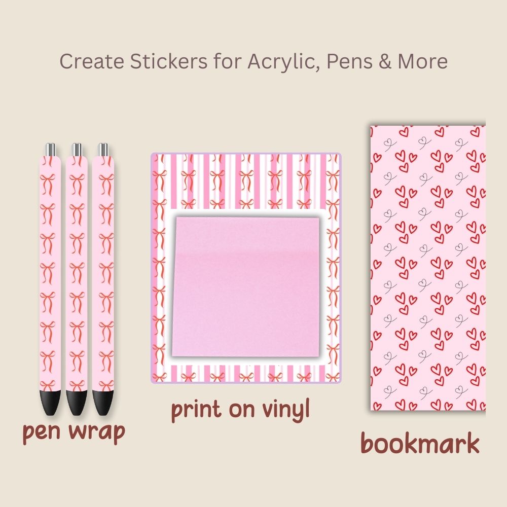 Preppy Dog Valentines Seamless Repeating Pattern Paper Bundle Set