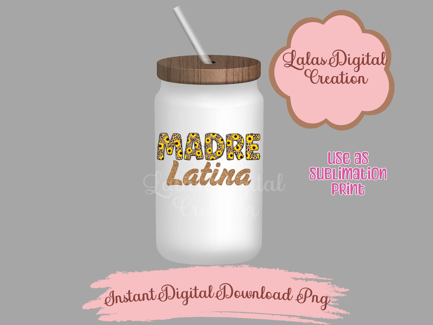 Madre Latina Clipart instant Digital Download PNG