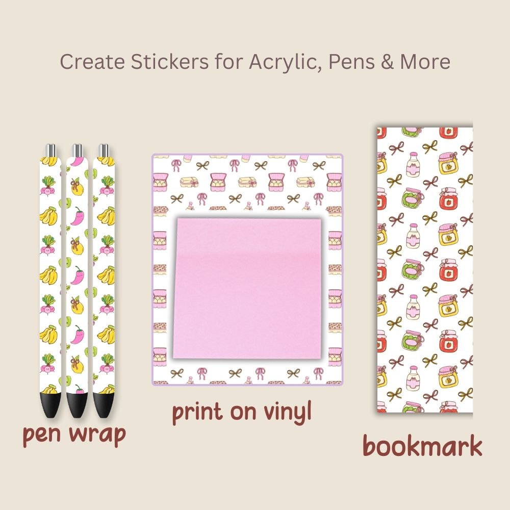 Farmers Market Seamless Repeating Pattern Paper Bundle Set