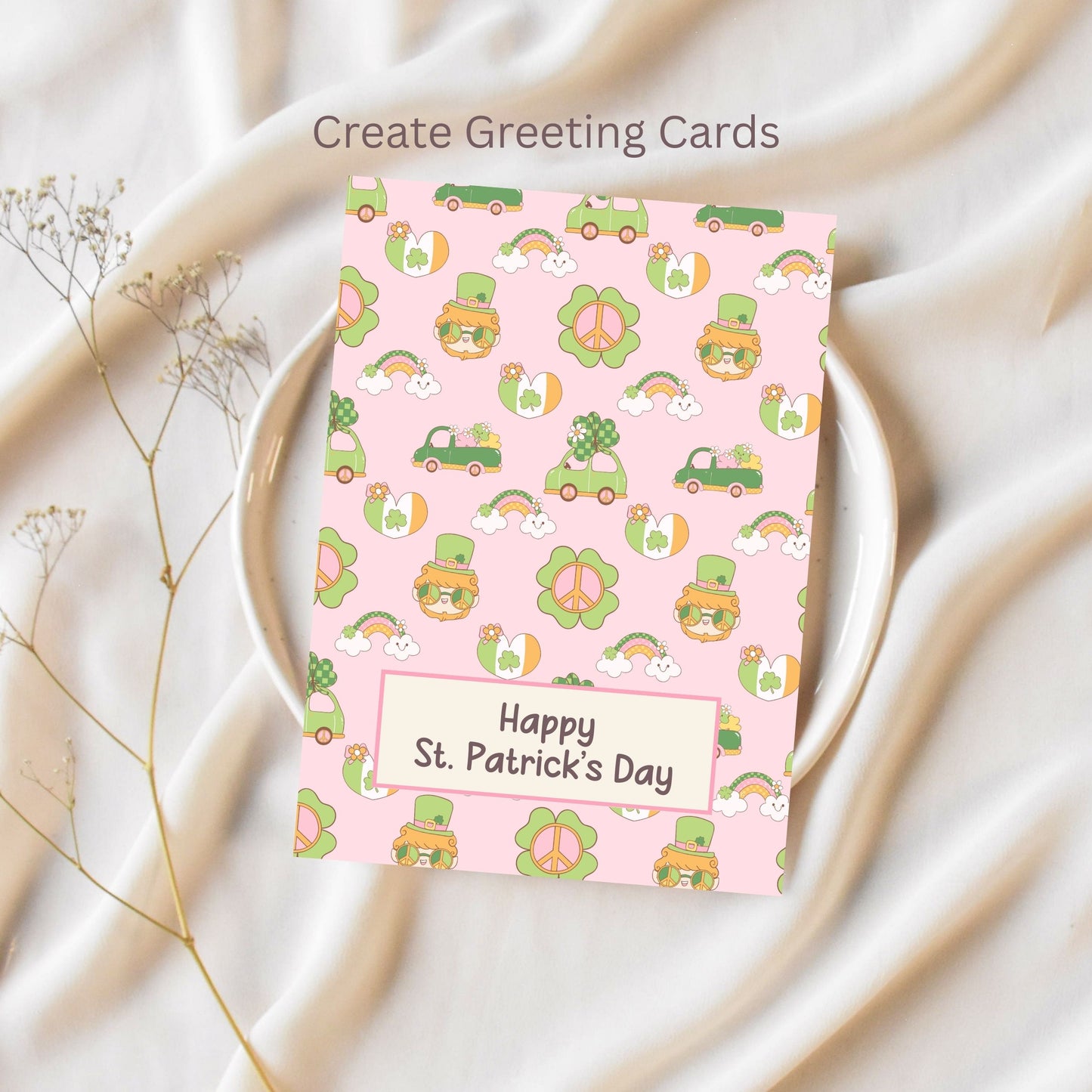 St. Patrick's Irish Seamless Repeating Pattern Paper Bundle Set