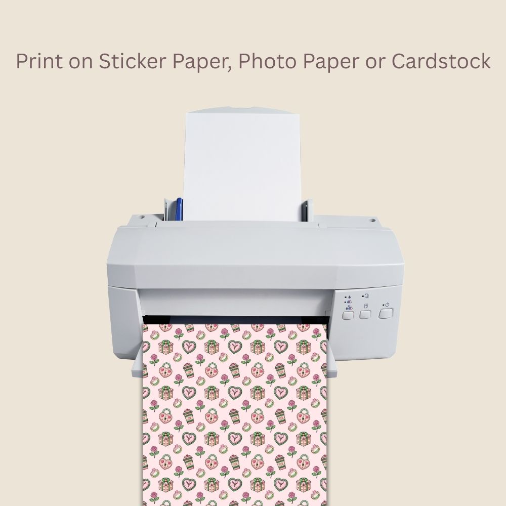 Kawaii Sweet Treat Seamless Repeating Pattern Paper Bundle Set