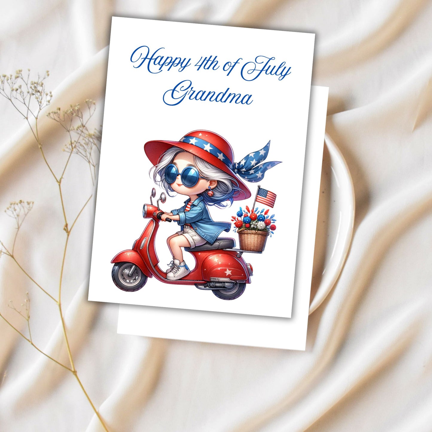 Grandma Granny Printable Digital Greeting Cards Bundle Set