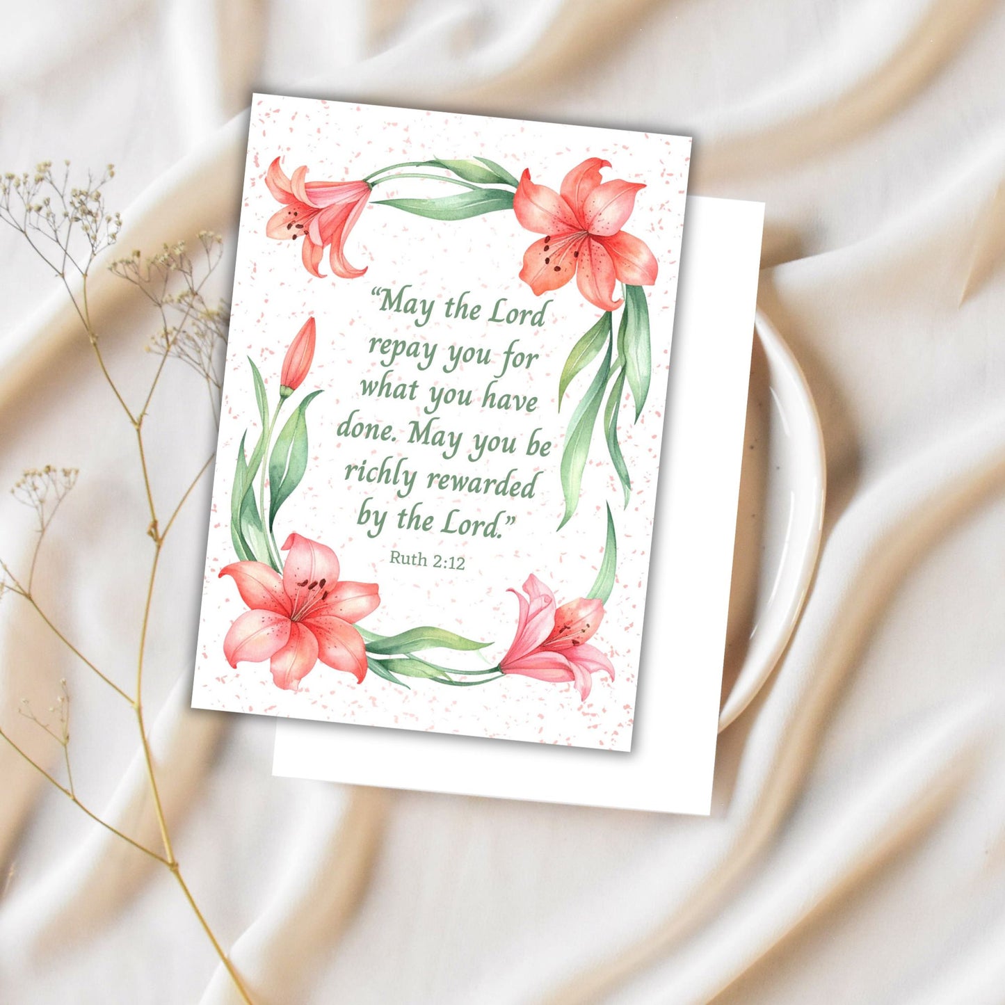 Faith Christian Printable Digital Greeting Cards Bundle Set