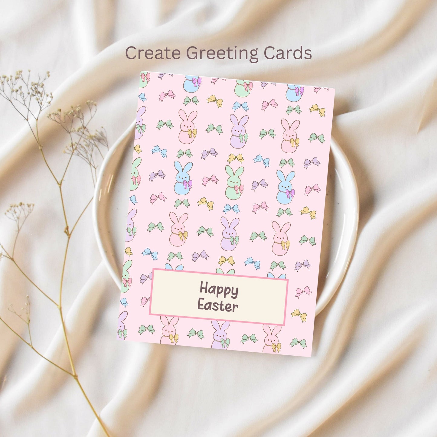 Easter Bunny Seamless Repeating Pattern Paper Bundle Set