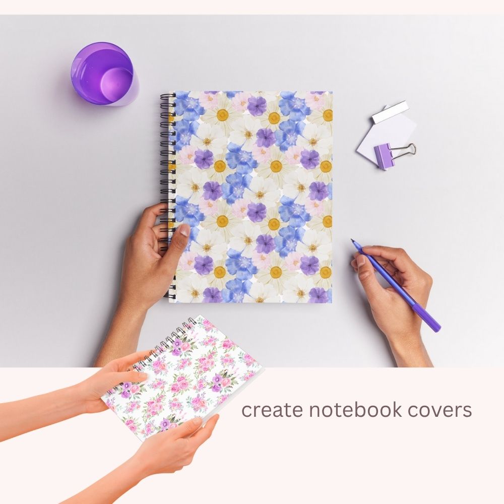 Floral Seamless Digital Pattern Paper Bundle