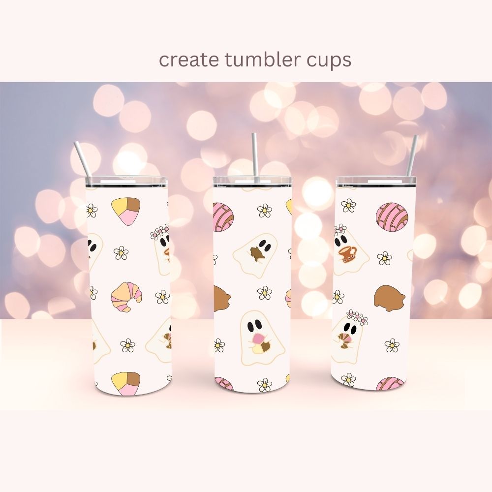 Sweet Mexican Bread Seamless Digital Pattern Paper Set