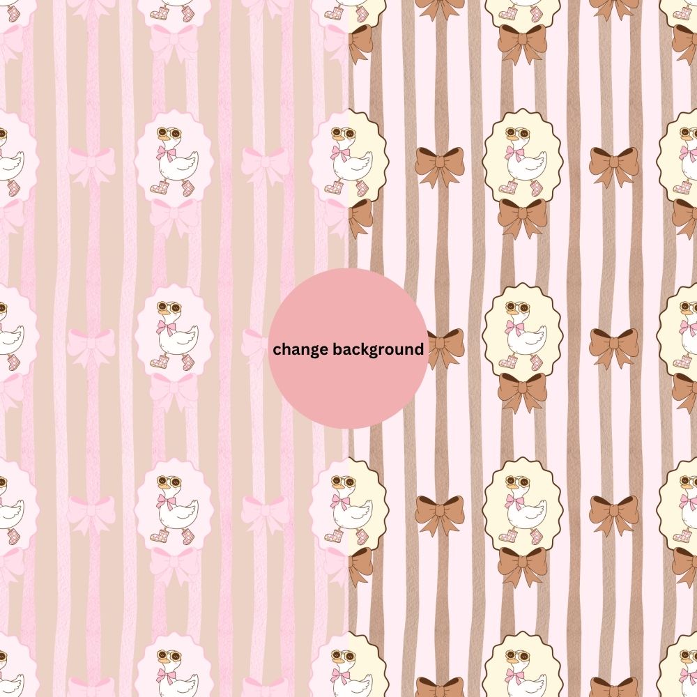 Silly Duck Frame Seamless Digital Pattern Paper Bundle