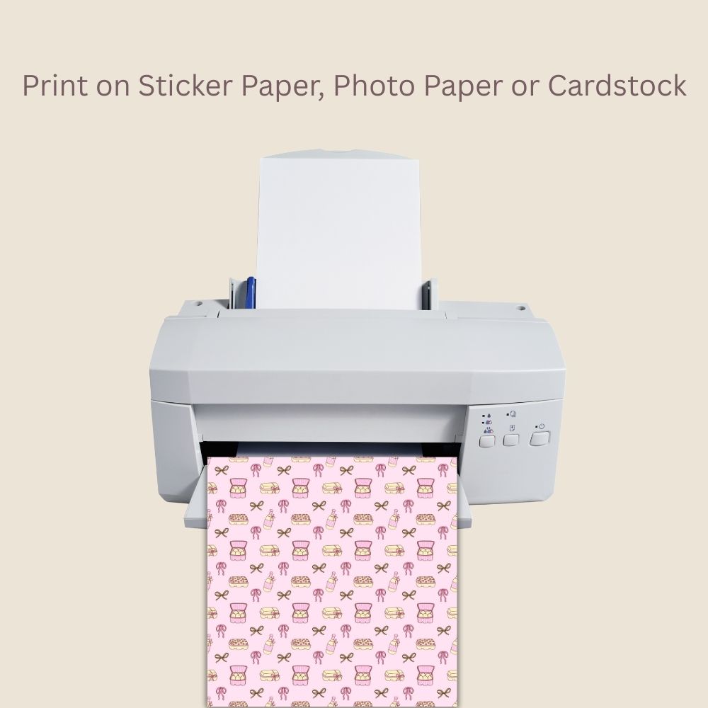 Farmers Market Seamless Repeating Pattern Paper Bundle Set