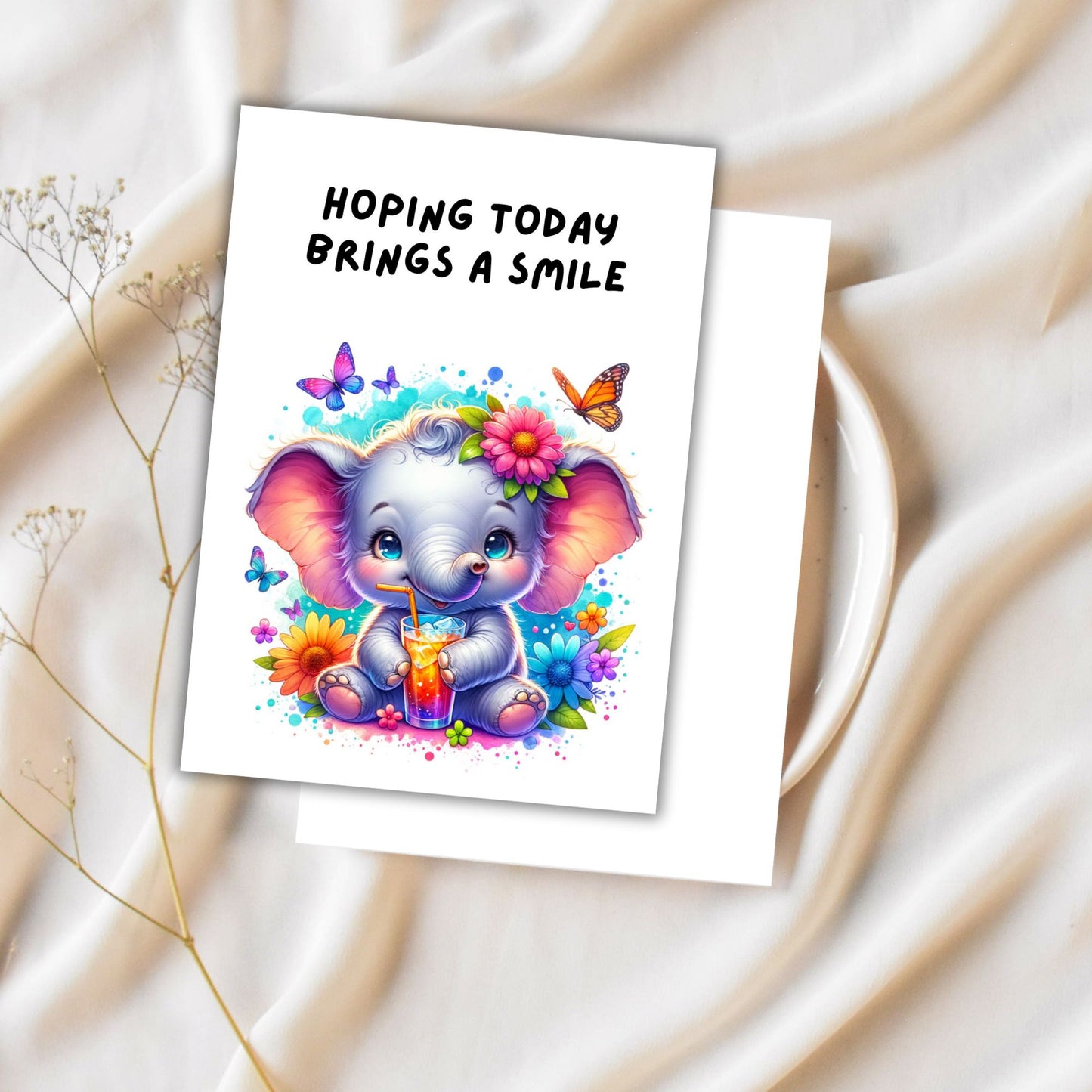 Animal Friends Printable Digital Greeting Cards Bundle Set