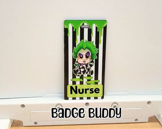 Beetle J Badge Buddy