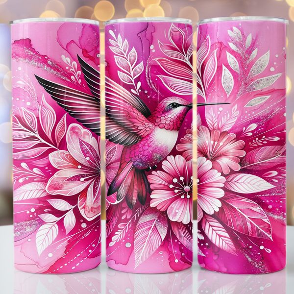 Humming Bird 20oz Stainless Steel Tumbler Cup