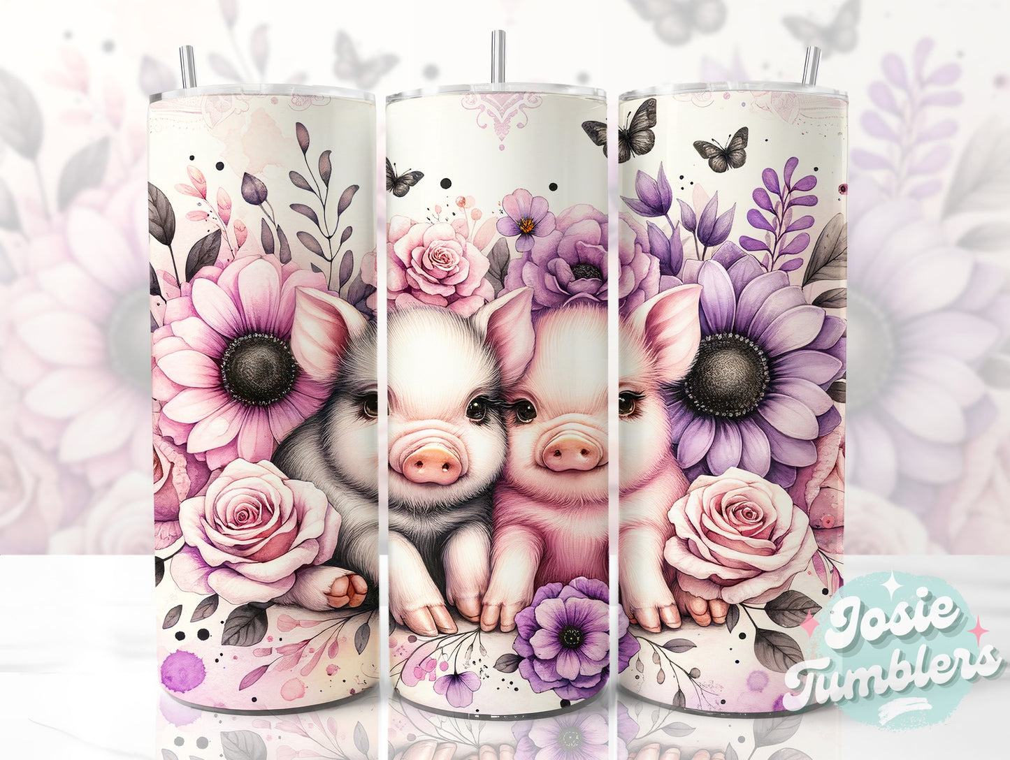 Piggie Stainless Steel Tumbler Cup