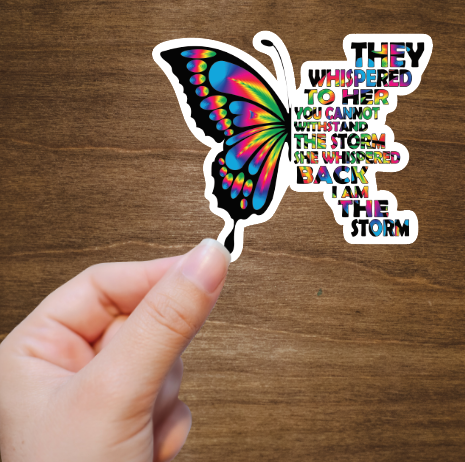 Positive Quote Vinyl Sticker Decal